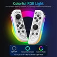thumbnail image 3 of Control Inalámbrico (L/R) Joypad Compatible con Control Nintendo Switch, Compatible con Control Turbo/vibración/movimiento con Iluminación, 3 of 7