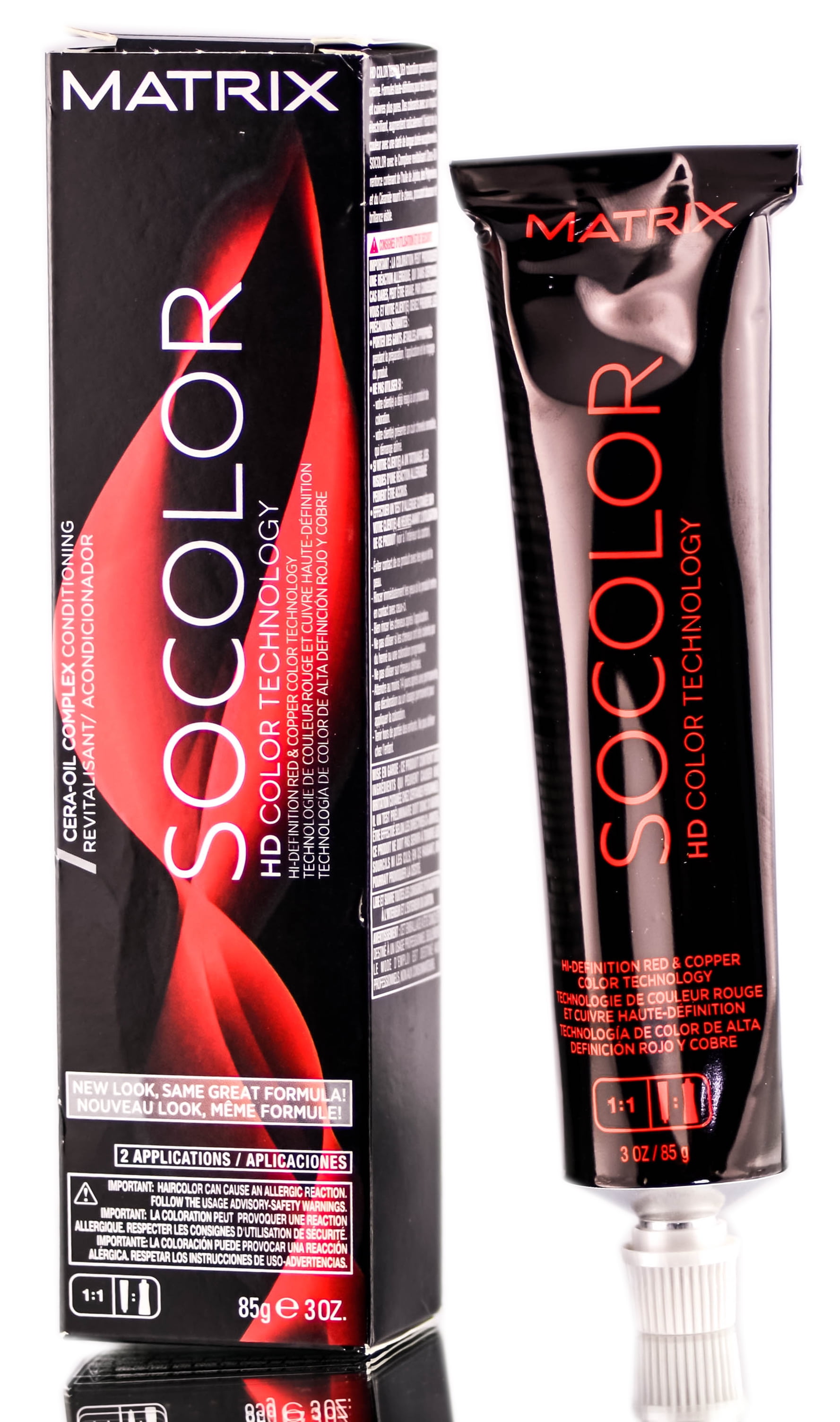 Matrix SoColor Hi-Definition Color Technology - HD-RV Hi-Def Red Violet -  Pack of 1 with Sleek Comb 