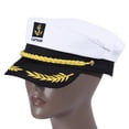 thumbnail image 2 of Gorra de marinero ajustable Captain's Hat LUOEM, blanca, 2 of 8