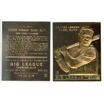BABE RUTH 1933 Goudey 23KT Gold Card Sculptured # 53 ROOKIE - New York Yankees