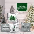 thumbnail image 2 of Grey Christmas Throw Pillow Covers 18x18 Set of 4, Decorative 18 inch Gray Modern Winter Snowflake Xmas Cushion Covers Pillow Cases for Home Farmhouse Bedroom Room Holiday Couch Decor Decoration, 2 of 6