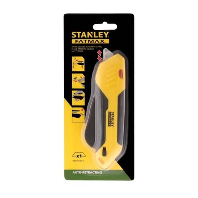 Navaja Cutter Fatmax 6 13/64 In + Gatillo Squeeze Stanley FMHT10369