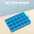 thumbnail image 2 of Molde Para Hacer Hielo Molde Para Cubitos De Hielo De 24 Rejillas, Helado De Frutas, Máquina De Hielo De Silicona, Barra Para El Hogar (Azul Cielo), 2 of 4