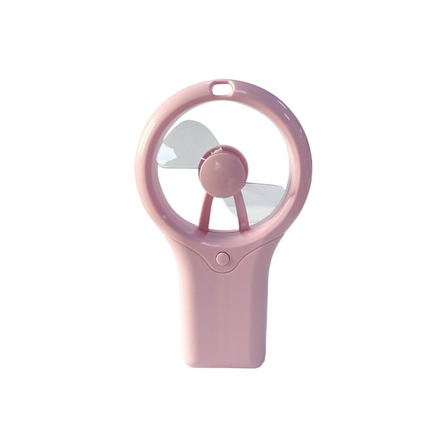 Ohufall Portable Mini Handheld Cooling Fan USB Rechargeable 3 Speed Quiet Desk Fan With Base For Makeup