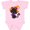 AD-Pink, variant on Halloween Cat, Cute Cat, Black Cat, Witch Hat Boys or Girls Baby Bodysuit