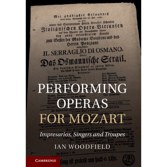 Performing Operas for Mozart, (Hardcover)