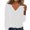 Blanc, variante sur Breezora Style Européen Américain Chandail Ample pour Femmes Col en V Tricoté Côtelé Manches Longues Basique Taille G Violet