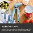 thumbnail image 2 of Farberware Professional Can Opener with Built-in Bottle Opener Sage Green, 2 of 11