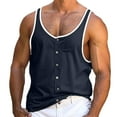 thumbnail image 2 of Awdenio Vest for Men Casual Holiday Street Hipsters Sleeveless Tank Top Mens Tank Tops Tank Men Tank, 2 of 3