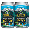 Surreal Brewing Natural Bridges Kolsch Style Non-Alcoholic Beer, 4pk 12 fl oz Cans