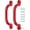 Red, variant on Swing Set Stuff Inc. 10" Playground Handles (Blue)