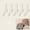 F:5 pairs of cream color, variant on Monebena 5 Pairs Fuzzy Socks Womens Cozy Soft Socks Fluffy Cute Winter Warm Slipper Floor Socks Thicken Coral Velvet Christmas Stocking M01