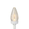 thumbnail image 3 of 25 Count Pure White LED C7 Christmas Lights, 16 ft White Wire, 3 of 7