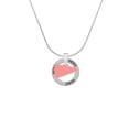 thumbnail image 2 of Delight Jewelry Acrylic 3/4" Pink Megaphone Hero Ring Charm Necklace, 18", 2 of 4
