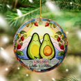 thumbnail image 4 of Personalized You Complete Me Ceramic Ornament Christmas 2025, Our First 1st Married Ornament, Custom Text Name Mr Mrs Avocado Ornaments Gift for Married Engaged, Couple Avocado Together Ornament Xmas, 4 of 6