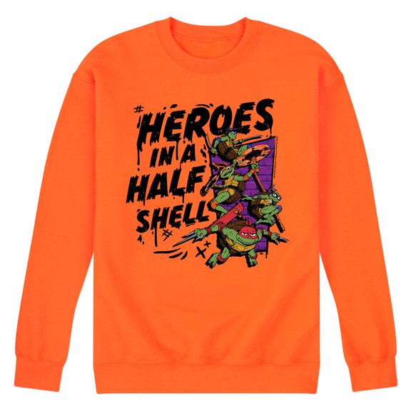 Teenage Mutant Ninja Turtles Mutant Mayhem - Heroes In A Half Shell - Men's Crew Neck Fleece Pullover