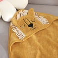 thumbnail image 2 of Baby Hooded Towel, Cotton Bath Towel with Hood for Newborn and Toddler Girls and Boys(Lion), 2 of 6