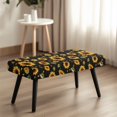 thumbnail image 4 of Psesaysky Soft Bench Seat Cover, Sunflowers Theme Poly Spandex Heavy Duty Bench Slipcover for Bedroom Dining Room, 4 of 9