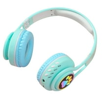 Hwkond Gaming Headset Over-Ear Headphones Kids Bluetooth Headphone Foldable Comfortable And Adjustable Wireless Over-Ear Headset For Girls Kids And Adults Up to 25% Off