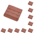 thumbnail image 3 of Jumpingount Correa de extensión extensores de sujetador hebilla 3 ganchos accesorios sujetador práctico abrazadera Clips reemplazo 3 filas para café café 10piezas Jumpingount CBP460700, 3 of 4