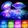 thumbnail image 2 of Luces Flotantes para Piscinas: Luces LED para Piscinas Que Cambian de Color, Luces para Piscinas Impermeables IP68 con Pilas (2 Unidades), 2 of 7