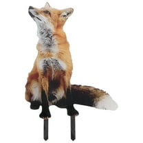 TABLZONE Garden Fox Decor Acrylic Fox Figurine Multi 1Pcs