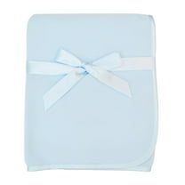 American Baby Company Fleece Blanket, Blue, 30 x 30, for Boys and Girls