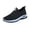 Black, variant on Willtoo Women’s Orthopedic Shoes Breathable Knit Slip On Walking Shoes with Arch Support, Comfortable Non‑Slip Casual Loafers, Lightweight Daily Outdoor Sneakers