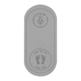 thumbnail image 3 of facefd Jumping Rope Mat Exercise Mats Noise-reduction Waterproof Fitness Sporting Yoga Cushion Accessory Living Room Professional Gray, 3 of 5