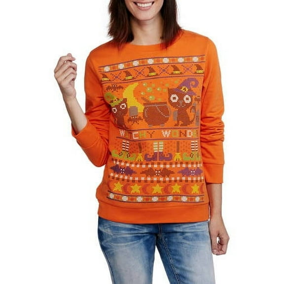 Women's "Celebrate the Season" Halloween Graphic Sweatshirt
