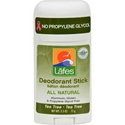 Lafe's Natural and Organic Deodorant Stick Tea Tree - 2.25 OZ