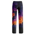thumbnail image 6 of IYYVV Womens Halloween Pajamas Pants Casual Pumpkin Ghost Print Lounge Trousers Comfy Lightweight Elastic Waist Drawstring Sleepwear Bottoms Navy M, 6 of 6