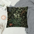 thumbnail image 2 of Qinduosi Throw Pillow Covers Inch Set of , Black Sage Green Botanical Print Flower Pillow Covers Farmhouse Vintage Plant Decorative Cushion Case for Sofa Couch Outdoor, 2 of 5