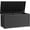 Rattan Black, variant on Hemoton Black Outdoor Waterproof Plastic Garden Storage Box Large Capacity Deck Container