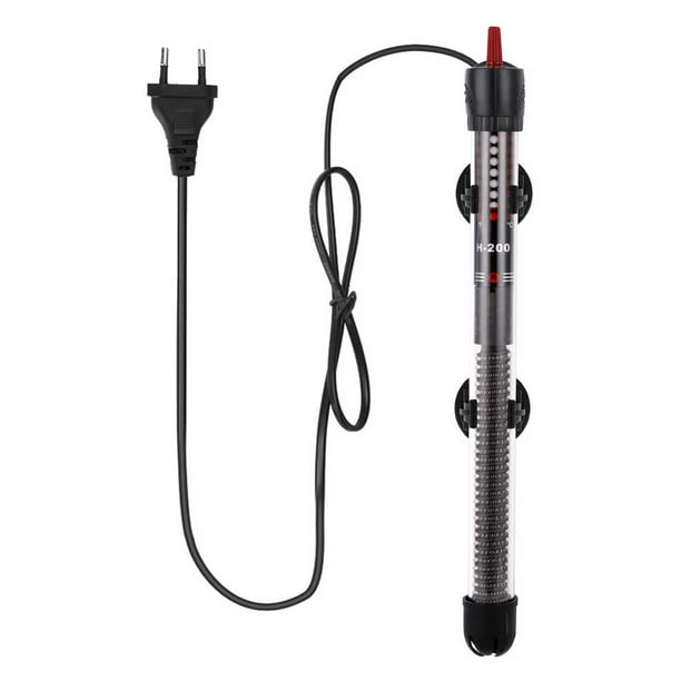 Greeniant Calentador de acuario de vidrio, ventosa, reemplazo sumergible subacuático, perilla de temperatura Universal, calentador de pecera, accesorios Termómetros de acuario 300W Greeniant PT004398-05