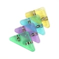 thumbnail image 5 of 10pcs Random Color Colorful Plastic Folders, Office Triangle Binder, Test Book, Anti-Curl Multi-Functional Right Angle Binder, 5 of 5