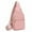 Pink, variant on Generic Fashion Crossbody Bags For Women Men Hiking Bag Bakpack With Earphone Hole Shoulder Strap PU Leather Crossbody Bucket Bag