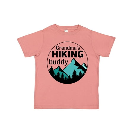 

Inktastic Grandma s Hiking Buddy with Mountains and Trees Gift Toddler Boy or Toddler Girl T-Shirt