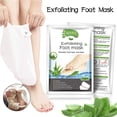 thumbnail image 4 of Foot Peel Mask - 3 Pack - For Cracked Heels, Dead Skin & Calluses - Make Your Feet Baby Soft & Get a Smooth Skin, Removes & Repairs Rough Heels, Dry Toe Skin - Exfoliating Peeling Natural Treatment, 4 of 5