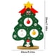 thumbnail image 2 of Colony Of Copo de Nieve de Madera, Decoración Navideña para El Hogar, Mini Árbol de Navidad de Escritorio, Material Seguro y Ecológico, Calendario de Cuenta Regresiva para Oficina, Ambiente Festivo A, 2 of 4