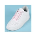 thumbnail image 2 of INSPIRE CHIC Unisex Solid Color Flat 0.4'' Wide Ribbon Shoelaces 2 Pairs 110cm/43.3" Pink, 2 of 6