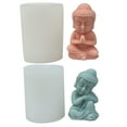 thumbnail image 4 of AOOOWER Buddhas Monk Molds Table Ornament Mould Plasters Making Tool Easy-to Clean, 4 of 20