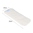 thumbnail image 3 of 1 Pce 4 Plis Incontinence Adulte, 4 Plis Fibre de Bambou Tapis à Langer, Réutilisable, pour Soins d'Incontinence, Sans Parfum, 3 of 8