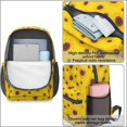 thumbnail image 4 of Sunflower Yellow Pattern 17" Waterproof Oxford School Backpacks for Teens, S-Shape Padded Straps, for School, Travel, Hiking, Camping, 4 of 5
