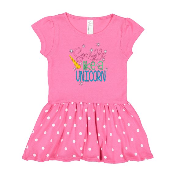 Inktastic Sparkle Like a Unicorn Gift Baby Girl Dress