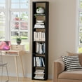 thumbnail image 5 of ANHDAH 6-Cube Bookcase & Storage Organizer, Thick Edges Bookshelf Multipurpose Display Shelves for Home Office, Black, 5 of 7