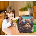 thumbnail image 6 of ALAZA Cool Cat on Sky Lunch Box Insulated Lunch Bag Reusable Thermal Cooler Tote School Picnic, 6 of 6