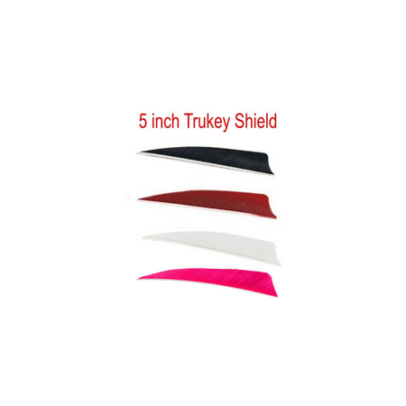 3 4 5 Fletches Rubber/Turkey Feather Fletching Right Wing Vanes