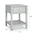 thumbnail image 2 of DaVinci Jenny Lind Spindle Nightstand in Fog Grey, 2 of 2