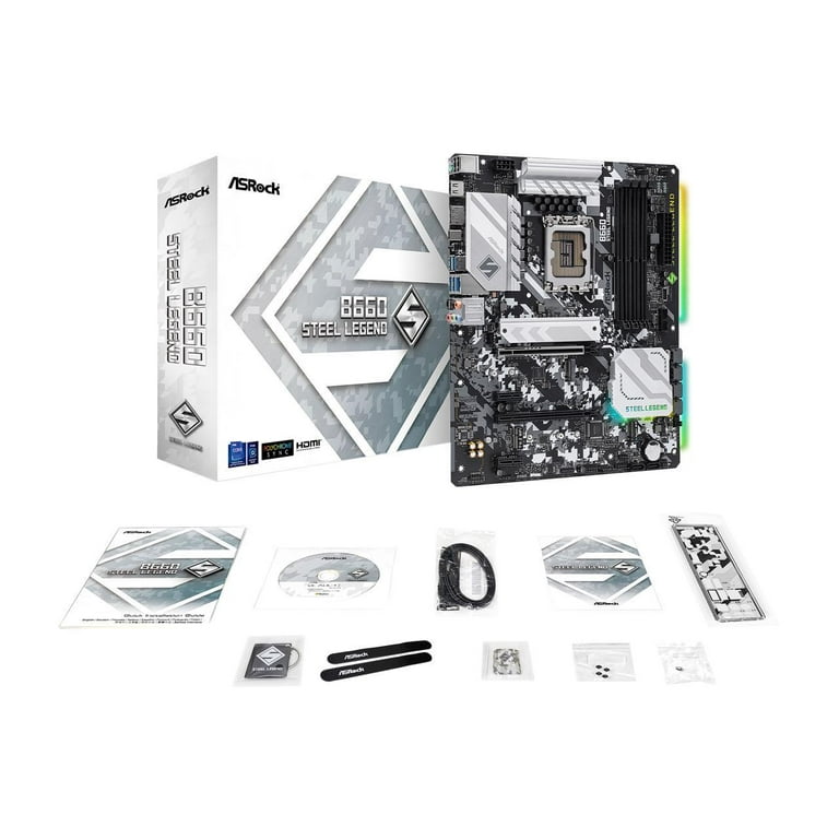 ASRock B660 STEEL LEGEND LGA 1700 Intel B660 SATA 6Gb/s DDR4
